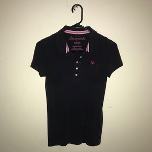Black Aeropostale collar shirt